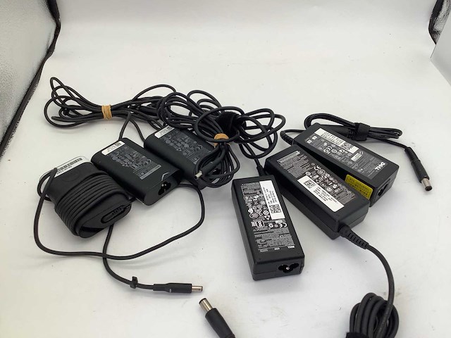 Dell 3 x dunne pin 3 x dikke pin dell laptop adapter (6x) - afbeelding 3 van  6
