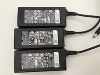 Dell 45 watt oplader dunne pin computeronderdeel (3x)