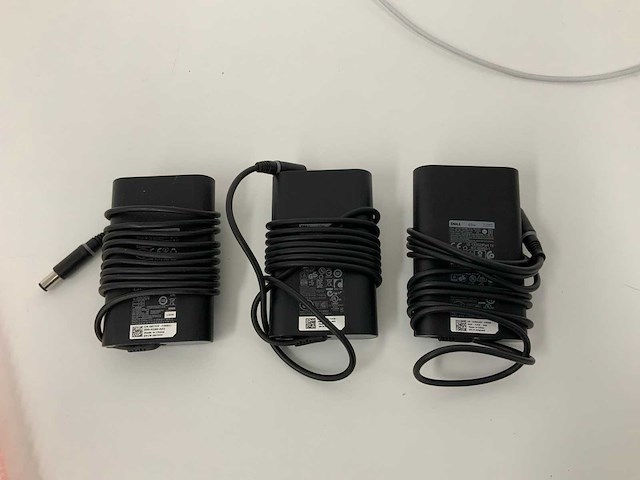 Dell 65w ac adapter 19.5v / 3.34a (3x) - afbeelding 1 van  3