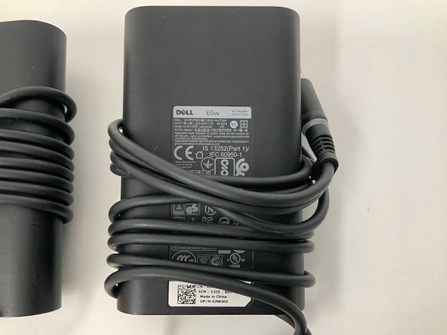 Dell 65w ac adapter 19.5v / 3.34a (3x) - afbeelding 2 van  3