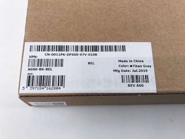 Dell (ag00-bk-bel) latitude 7200/7210 2-in-1 travel keyboard with touchpad (new) (5x) - afbeelding 2 van  3