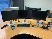 Dell beeldschermen (3x) - afbeelding 1 van  5