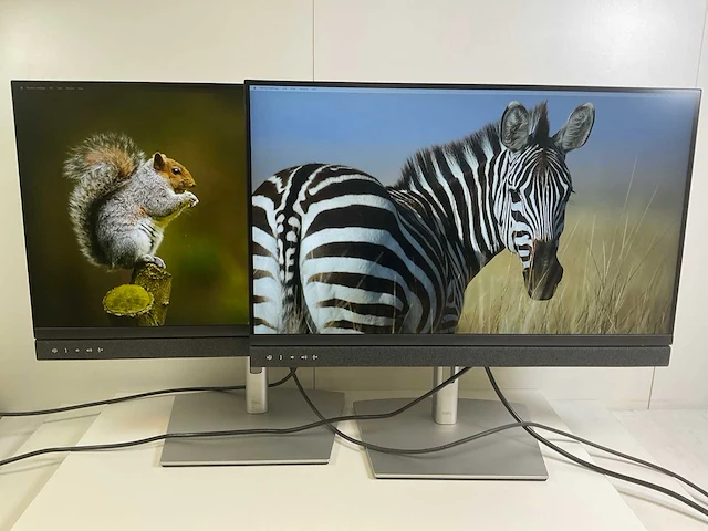 Dell (c2722de) 27”, 2560x1440 (qhd) ips monitors (2x) - afbeelding 1 van  7