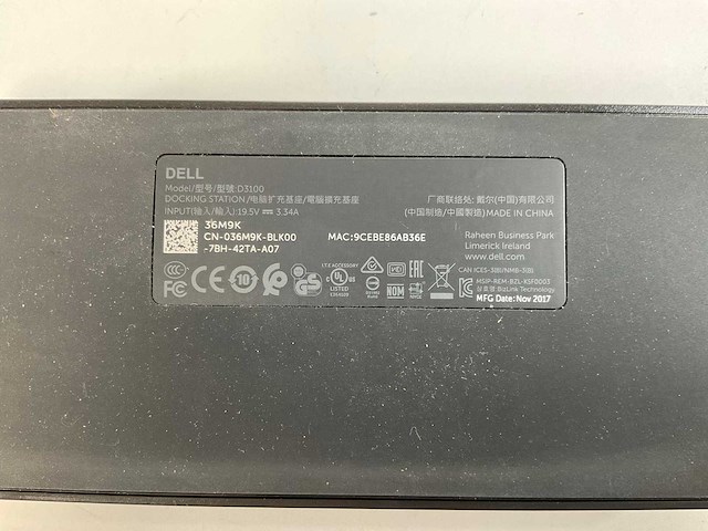 Dell (d3100), usb 3.0 docking stations (10x) - afbeelding 2 van  6