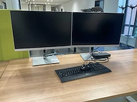 Dell dockingstations met monitoren (2x) - afbeelding 2 van  14