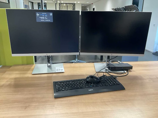 Dell dockingstations met monitoren (2x) - afbeelding 3 van  14