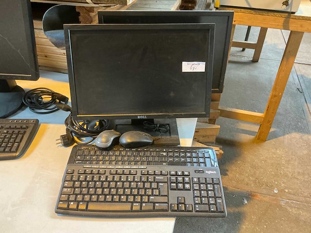 Dell e1911c monitor (2x) - afbeelding 2 van  5