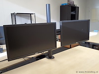 Dell e2216h monitoren ( 2 stuks) met statief en draagarmen - afbeelding 1 van  7
