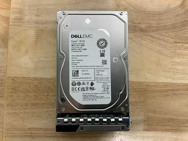 Dell emc exos 7e10 sata 4tb interne hardeschijf (6x) - afbeelding 5 van  6