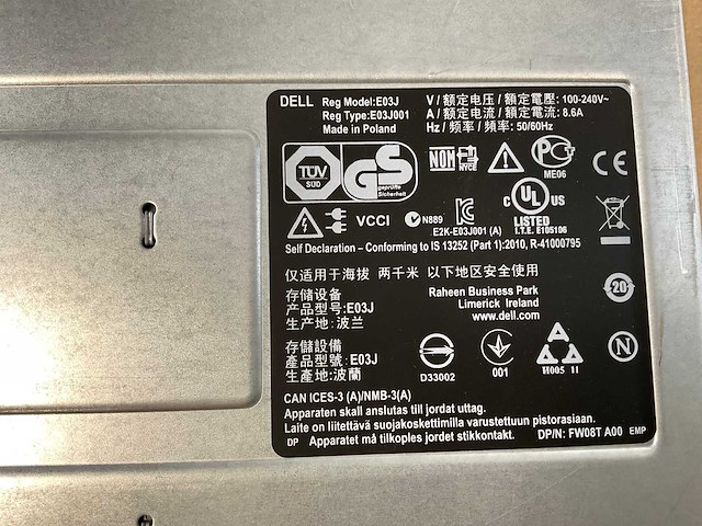 Dell (equallogic ps4100) - 11x 2tb sas scalable rackmount storage - afbeelding 7 van  8