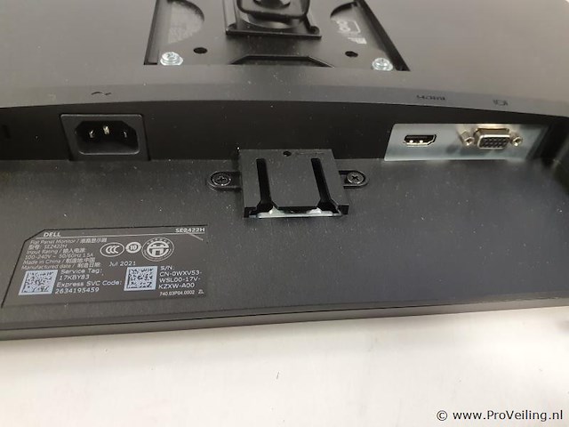 Dell flat panel monitor se2422h incl. monitorstandaard - afbeelding 4 van  6