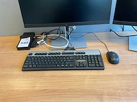 Dell, hp dockingstation met 2 monitoren - afbeelding 2 van  5