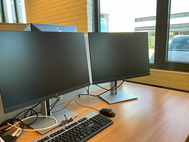 Dell, hp dockingstation met 2 monitoren - afbeelding 4 van  5