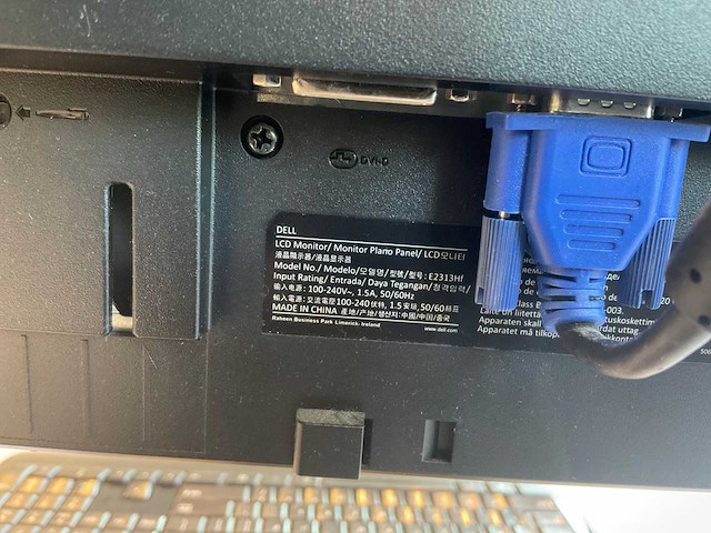 Dell, hp e2313 monitor (3x) - afbeelding 7 van  7
