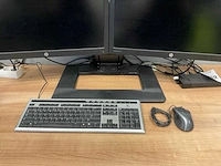 Dell, hp e242 dockingstation met 2 monitoren - afbeelding 2 van  8