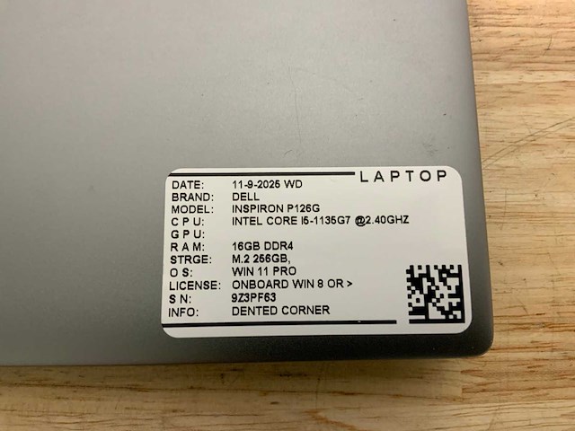 Dell inspiron p126g laptop - afbeelding 10 van  10