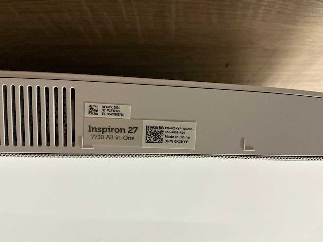 Dell insprion 27 7730 (aio) desktop - afbeelding 4 van  4