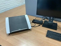 Dell k20a, iiyama prolite xub2495wsu dockingstation en monitoren op arm - afbeelding 6 van  7