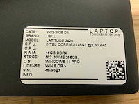 Dell latitude 3420(i5-gen11) laptop (2x) - afbeelding 6 van  6