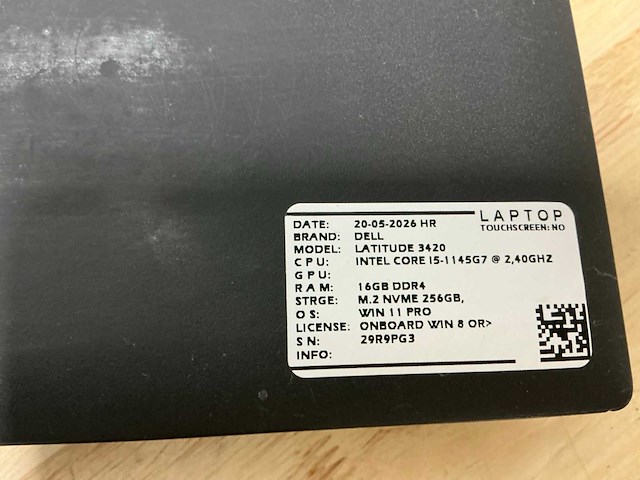 Dell latitude 3420(i5-gen11) laptop (2x) - afbeelding 7 van  9