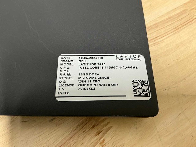 Dell latitude 3420(i5-gen11) laptop - afbeelding 6 van  6