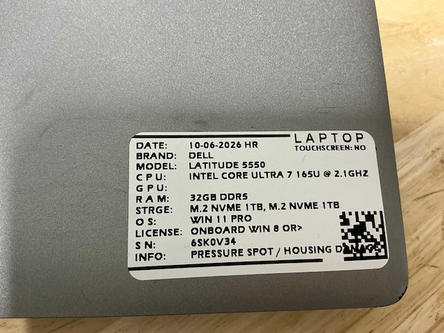 Dell latitude 3440(i7-gen13) laptop - afbeelding 9 van  10