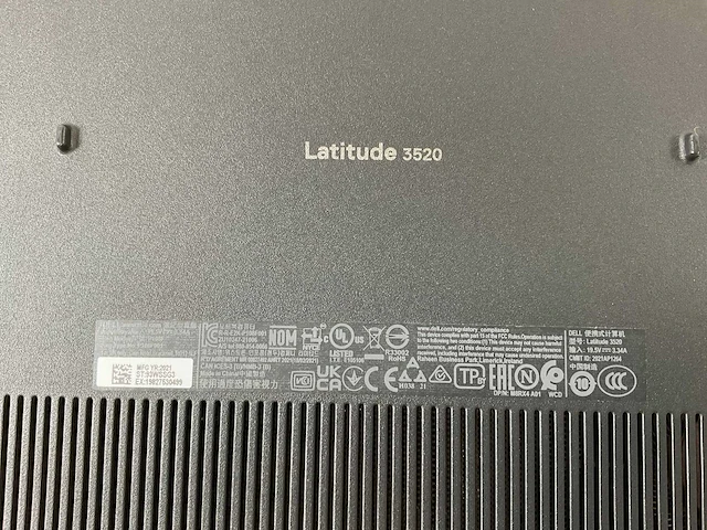 Dell latitude 3520 15.5”, core(tm) i5 11th gen, 8 gb ram, 256 gb nvme laptop - afbeelding 7 van  7