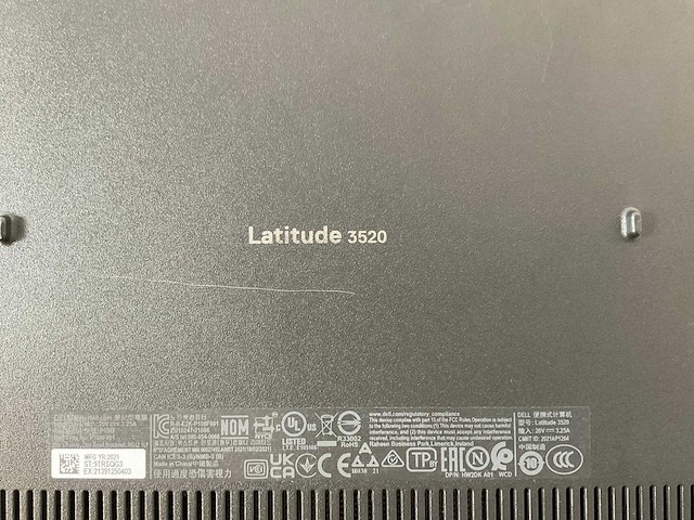 Dell latitude 3520 15.6”, core(tm) i5 11th gen, 8 gb ram, 256 gb nvme laptop - afbeelding 7 van  7