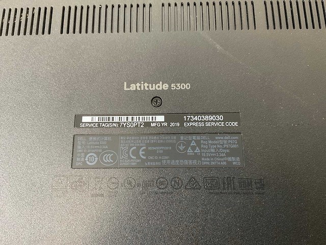 Dell latitude 5300 13.3”, core(tm) i7 8th gen, 16 gb ram, 512 gb nvme laptops (2x) - afbeelding 8 van  16
