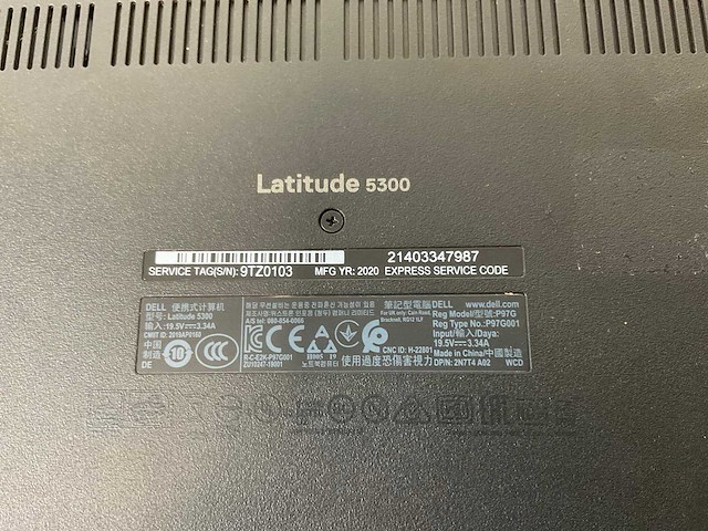 Dell latitude 5300 13.3”, core(tm) i7 8th gen, 16 gb ram, 512 gb nvme laptops (2x) - afbeelding 16 van  16