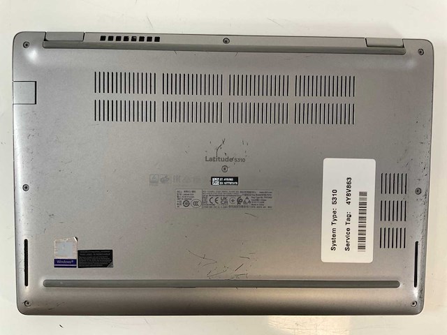 Dell latitude 5310 13.3”, core(tm) i5 10th gen, 16 gb ram, 256 gb nvme laptop - afbeelding 6 van  7