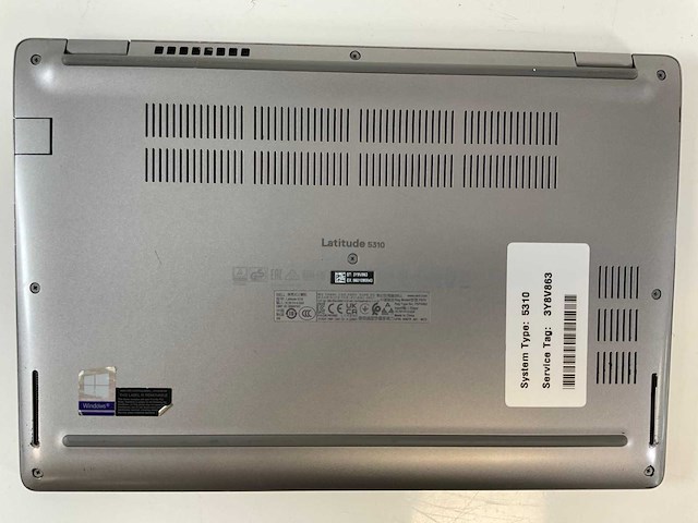 Dell latitude 5310 13.3”, core(tm) i5 10th gen, 16 gb ram, 256 gb nvme laptop - afbeelding 6 van  7