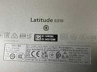 Dell latitude 5310 13.3”, core(tm) i7 10th gen, 16 gb ram, 256 gb nvme laptop - afbeelding 6 van  6