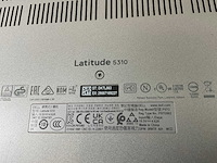 Dell latitude 5310 13.3”, core(tm) i7 10th gen, 16 gb ram, 256 gb nvme laptop - afbeelding 7 van  7