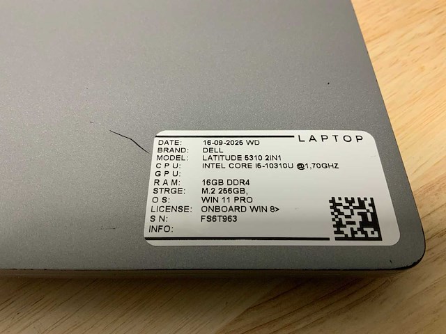 Dell latitude 5310 2 in 2 laptop - afbeelding 2 van  8