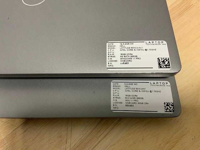 Dell latitude 5310 2in1 laptop (2x) - afbeelding 2 van  6