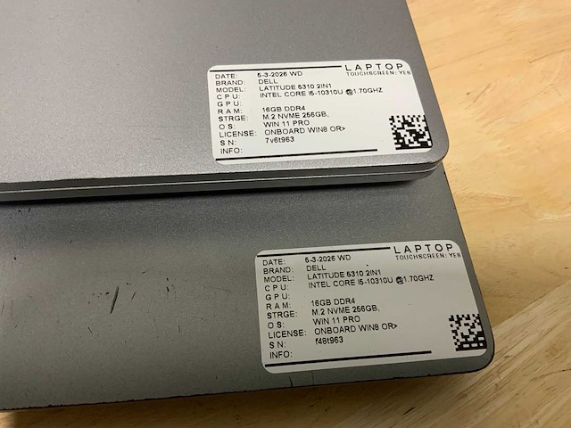 Dell latitude 5310 2in1 laptop (2x) - afbeelding 1 van  3