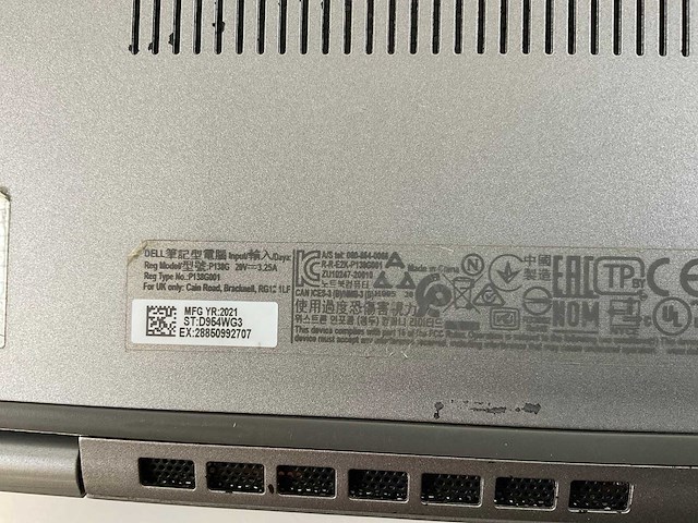 Dell latitude 5320 13,2”, core(tm) i7 11th gen, 16 gb ram, 512 gb nvme laptop - afbeelding 7 van  7