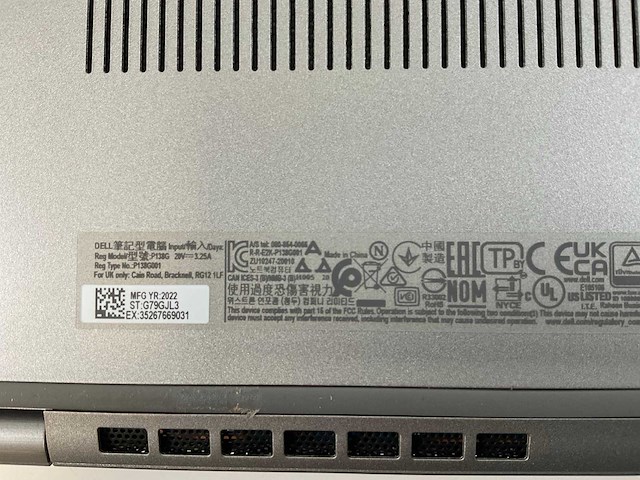 Dell latitude 5320 13,2”, core(tm) i7 11th gen, 16 gb ram, 512 gb nvme laptop - afbeelding 7 van  7