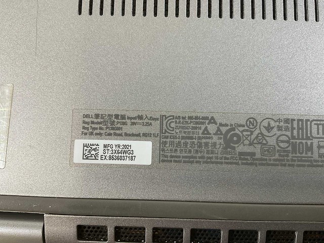 Dell latitude 5320 13,2”, core(tm) i7 11th gen, 16 gb ram, 512 gb nvme laptop - afbeelding 6 van  6