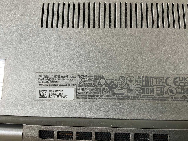 Dell latitude 5320 13.3”, core(tm) i5 11th gen, 16 gb ram, 256 gb nvme laptop - afbeelding 7 van  7