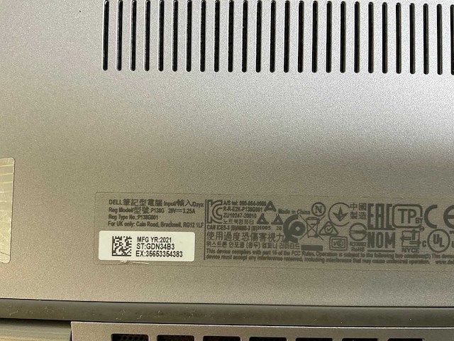 Dell latitude 5320 13.3”, core(tm) i5 11th gen, 16 gb ram, 256 gb nvme laptop - afbeelding 7 van  7