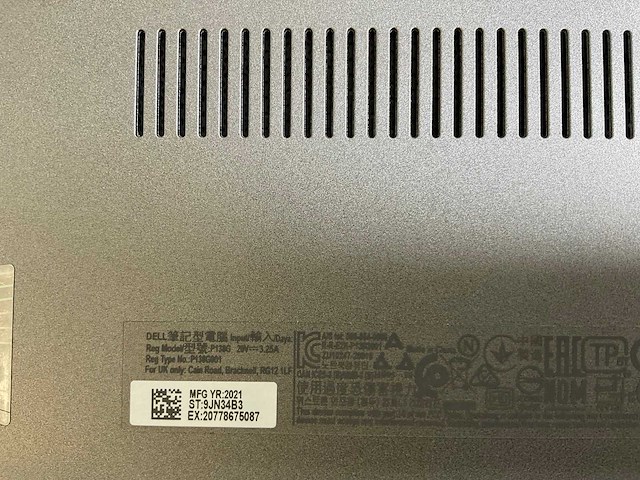 Dell latitude 5320 13.3”, core(tm) i5 11th gen, 16 gb ram, 256 gb nvme laptop - afbeelding 7 van  7