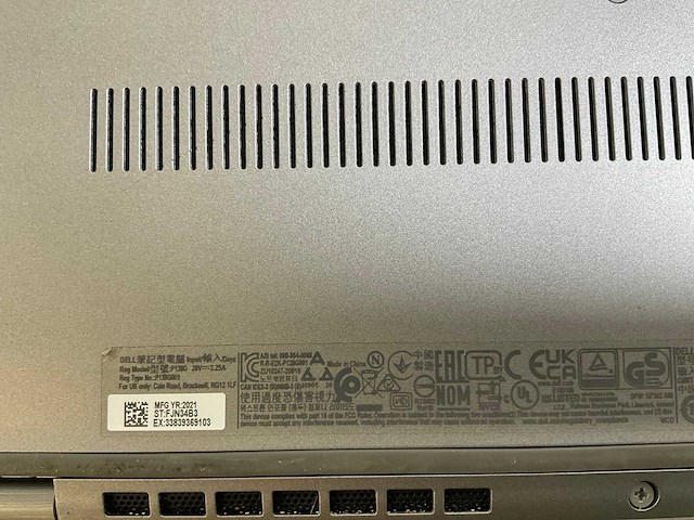 Dell latitude 5320 13.3”, core(tm) i5 11th gen, 16 gb ram, 256 gb nvme laptop - afbeelding 7 van  7