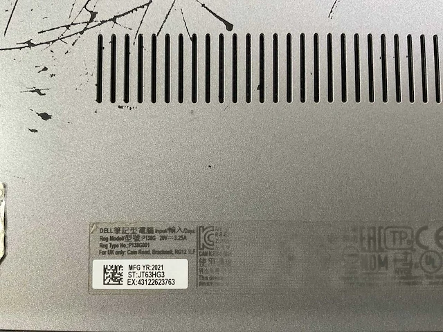 Dell latitude 5320 13.3”, core(tm) i5 11th gen, 16 gb ram, 256 gb nvme laptop - afbeelding 6 van  6