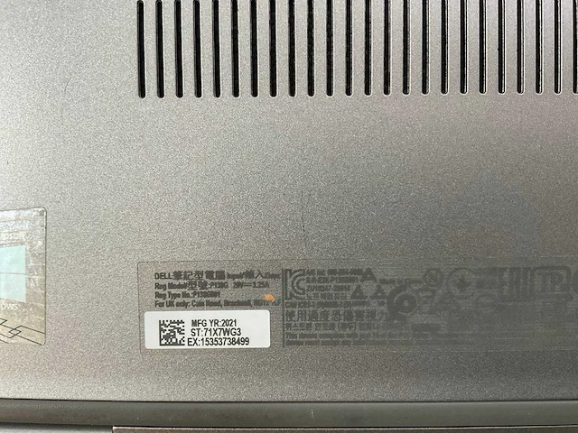 Dell latitude 5320 13.3”, core(tm) i5 11th gen, 16 gb ram, 256 gb nvme laptop - afbeelding 7 van  7