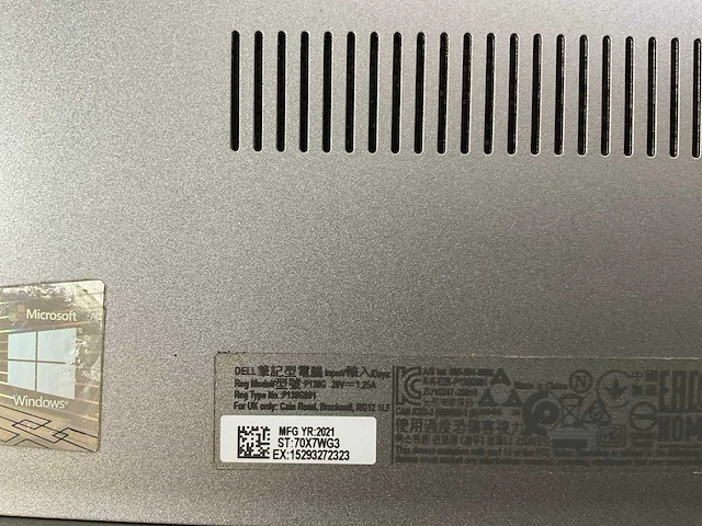 Dell latitude 5320 13.3”, core(tm) i5 11th gen, 16 gb ram, 256 gb nvme laptop - afbeelding 6 van  6