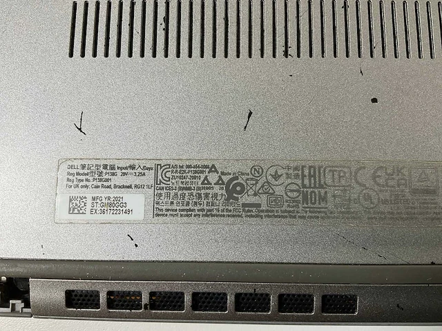 Dell latitude 5320 13.3”, core(tm) i5 11th gen, 16 gb ram, 256 gb nvme laptop - afbeelding 7 van  8