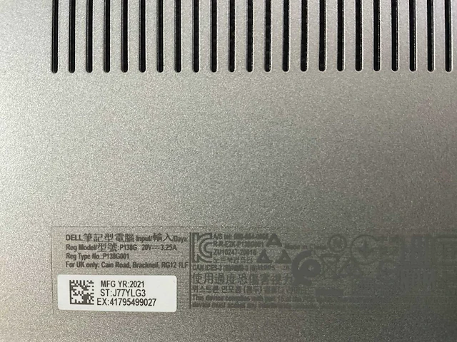 Dell latitude 5320 13.3”, core(tm) i5 11th gen, 16 gb ram, 512 gb nvme laptop - afbeelding 7 van  7