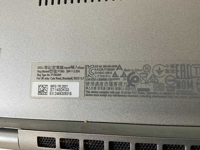 Dell latitude 5320 13.3”, core(tm) i5 11th gen, 8 gb ram, 256 gb nvme laptop - afbeelding 7 van  7